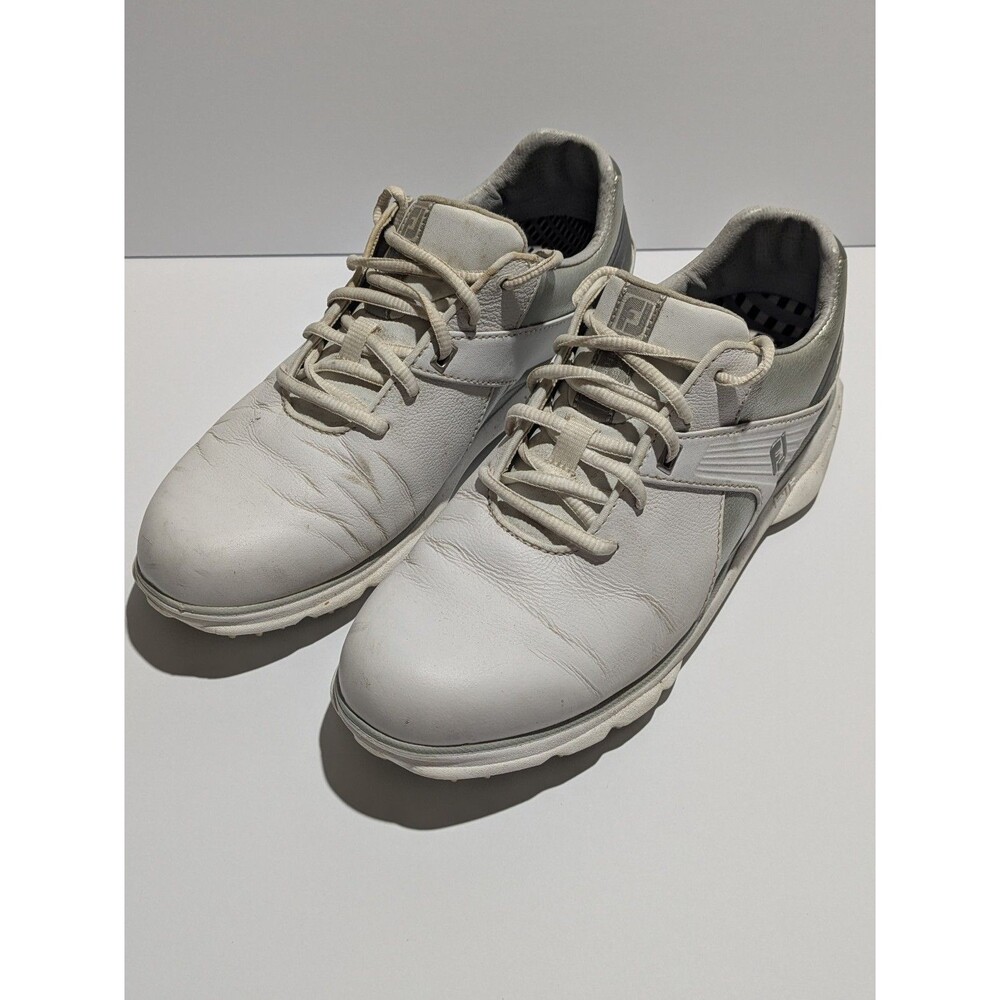 FootJoy Pro SL Womens 9M White Gray Spikeless Golf Shoes 98114